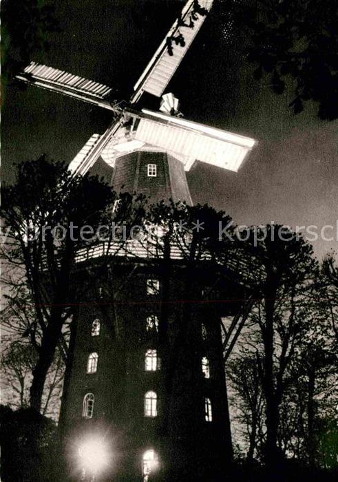 Bremen Mühle am Wall Windmühle Nachtaufnahme