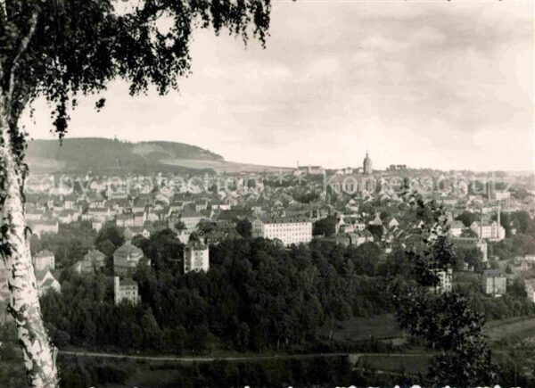 Annaberg-Buchholz Erzgebirge Stadtbild mit Kirche