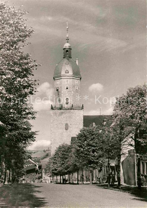 Annaberg-Buchholz Erzgebirge Partie an der Kirche