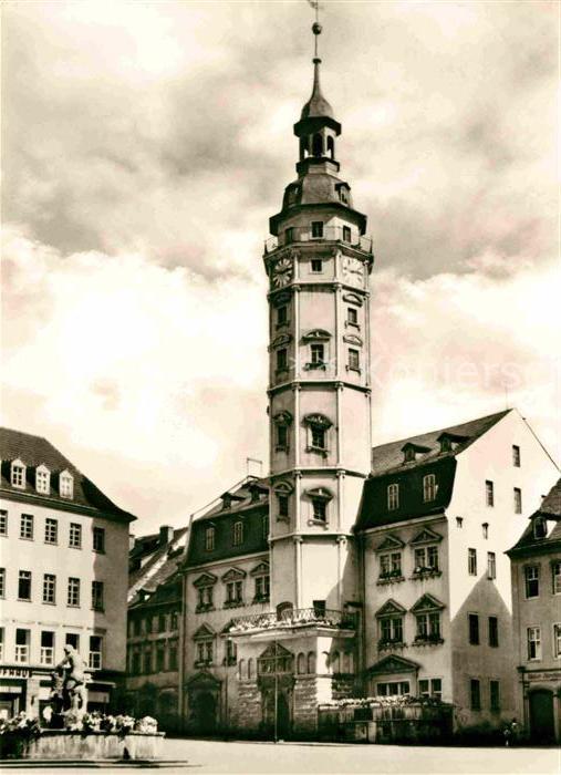 Gera Rathaus Brunnen