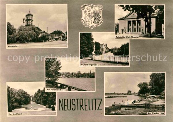 Neustrelitz Marktplatz Friedrich Wolf Theater Guten