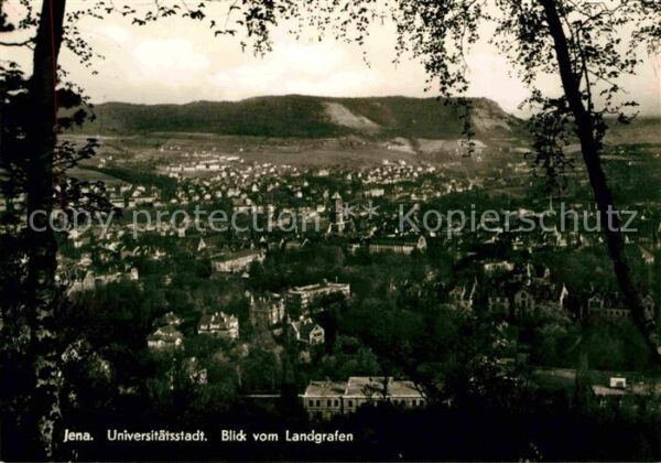 Jena Thueringen Universitätsstadt Blick vom Landgrafen