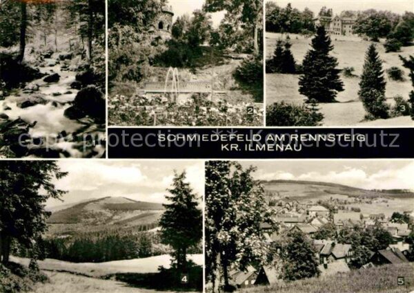 Schmiedefeld Rennsteig Vessertal Georg Schumann Platz Ferienhe