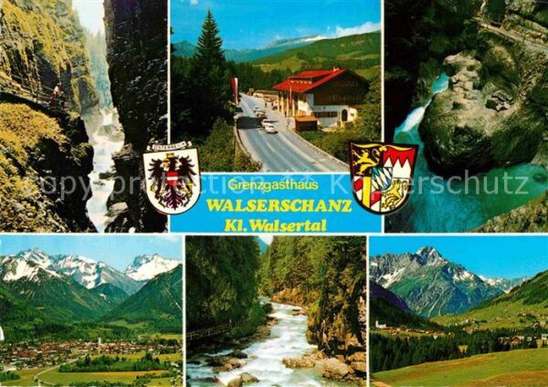 Riezlern Kleinwalsertal Vorarlberg Grenzgasthof Walserschanz Schlucht Wass