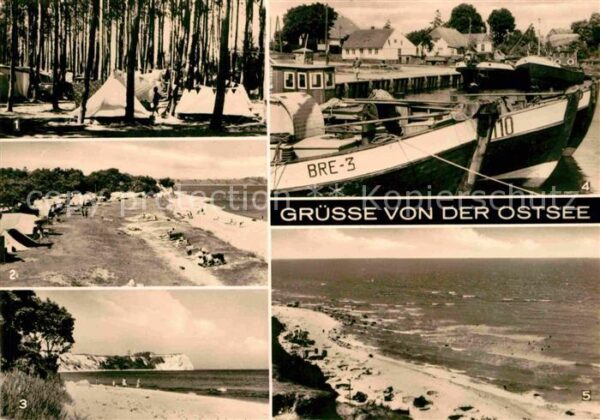 Insel Ruegen Zeltplatz Nonnewitz Drewoldke Kap Arkon