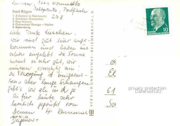Insel Ruegen Zeltplatz Nonnewitz Drewoldke Kap Arkon – Bild 2