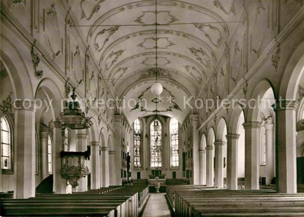 Lindau Bodensee St Stephanskirche Innenansicht