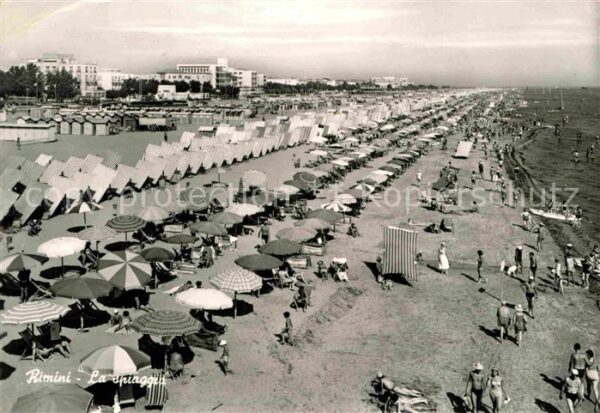 Rimini Spiaggia Strand