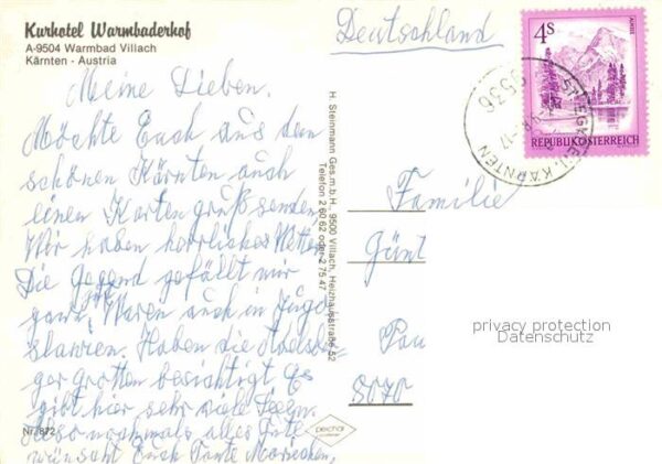 Villach Kaernten Kurhotel Warmbaderhof Hallenbad – Bild 2