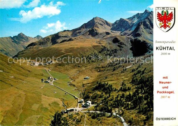 Kuehtai mit Neunerkogel Pockkogel Stubaier Alpe