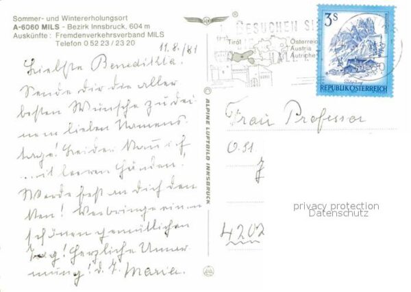 Mils Hall Erholungsort Alpen Fliegeraufnahme – Bild 2