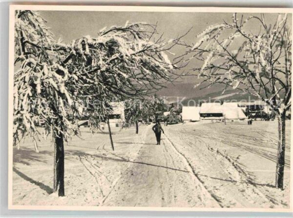Georgenfeld Winterlandschaft Erzgebirge