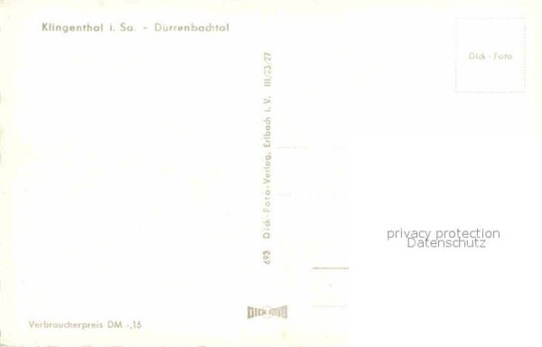 Klingenthal Vogtland Panorama Dürrenbachtal – Bild 2