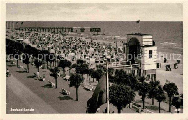 Bansin Ostseebad Strand Promenade