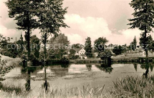 Hermsdorf Thueringen Partie am Dorfteich