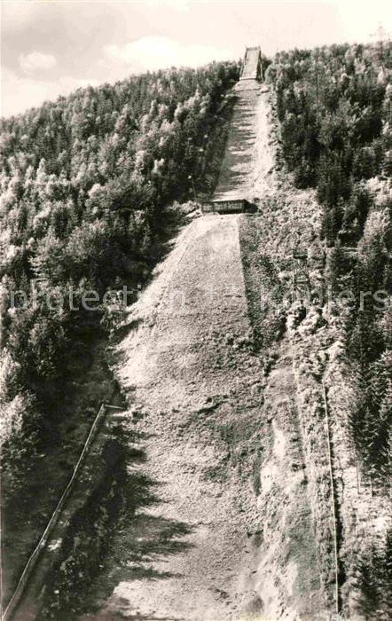 Vesser Rennsteig Gross Sprungschanze im Vessertal Skispr