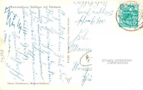 Rammelburg Suedharz Ansicht mit Försterei – Bild 2