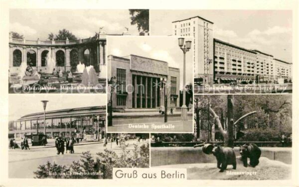 Berlin Friedrichshain Märchenbrunnen Stalinall