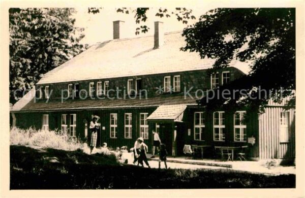 Schmiedefeld Rennsteig Berggaststätte Stutenhaus VEB Carl Zeis