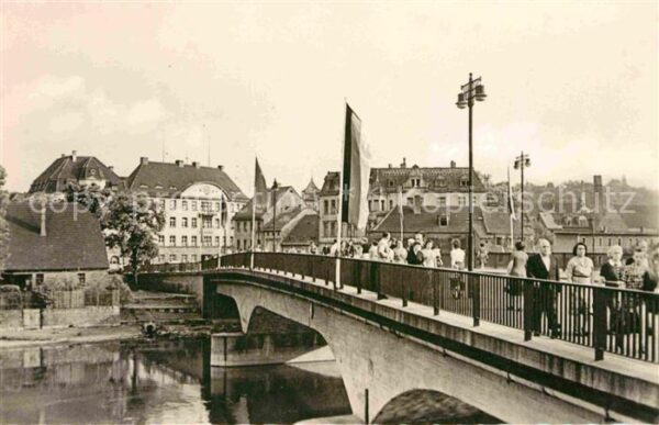Weissenfels Saale Brücke des Friedens