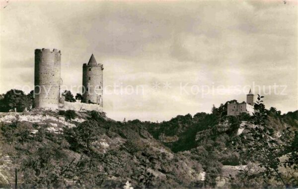 Bad Koesen Burg Saaleck und Rudelsburg