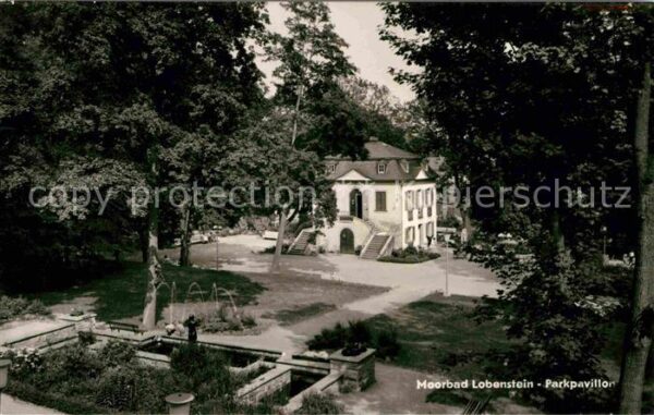 Bad Lobenstein Thueringen Parkpavillon Moorbad