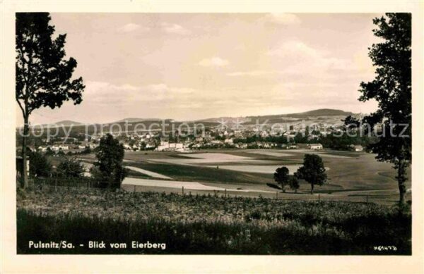 Pulsnitz Sachsen Panorama Blick vom Eierberg