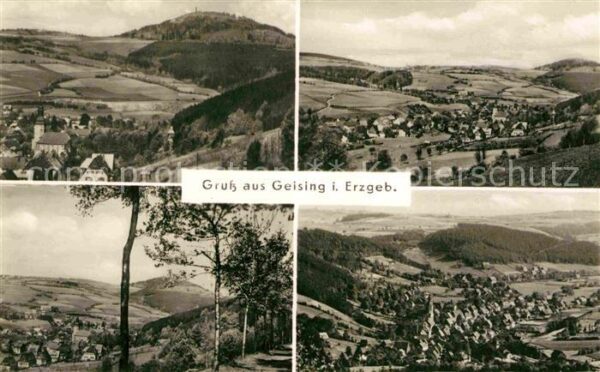 Geising Erzgebirge Landschaftspanorama