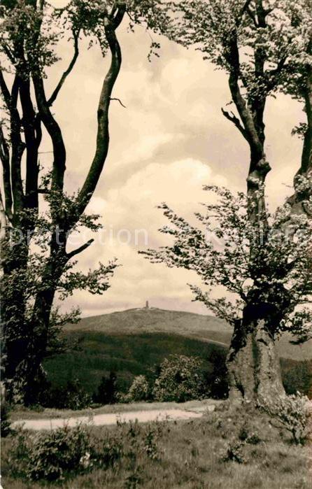 Grosser Inselsberg Landschaftspanorama Thüringer Wald
