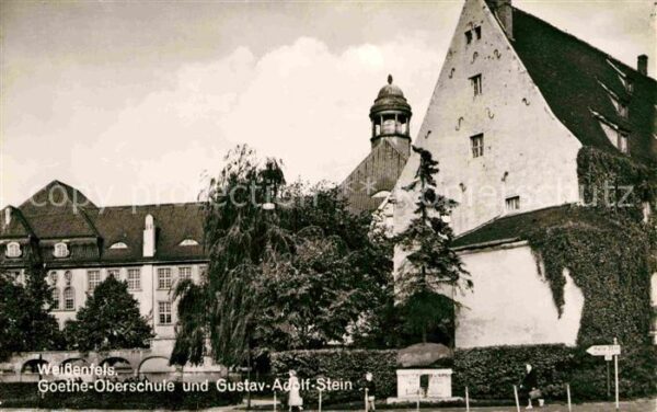 Weissenfels Saale Goethe Oberschule und Gustav Adolf Stei