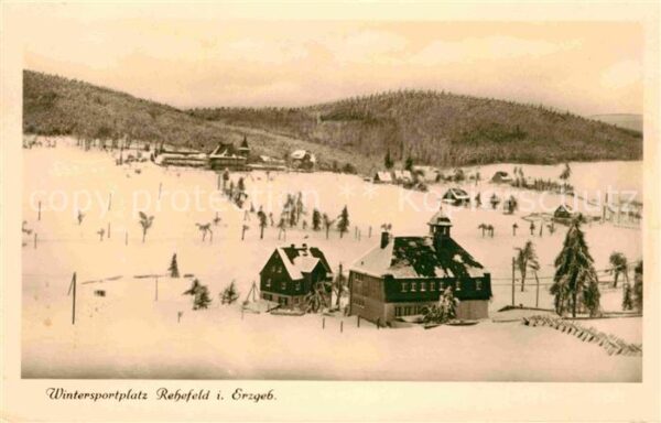 Rehefeld-Zaunhaus Wintersportplatz Erzgebirge