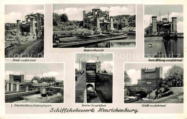 Henrichenburg Schiffshebewerk Teilansichten
