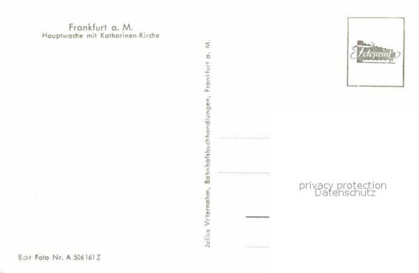 Frankfurt Main Hauptwache mit Katharinenkirche – Bild 2