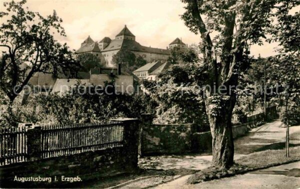 Augustusburg Blick zum Schloss