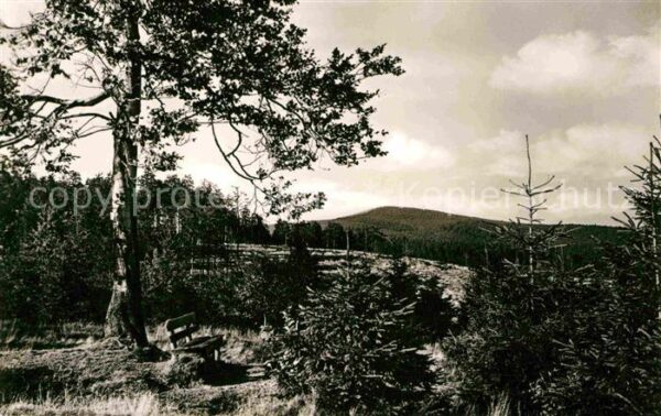 Schmiedefeld Rennsteig Blick von der Schönen Aussicht