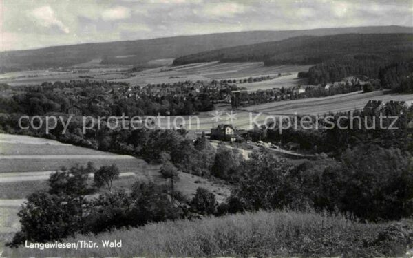 Langewiesen Panorama Thüringer Wald
