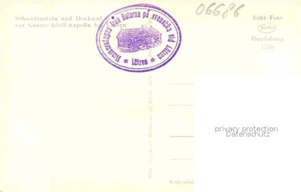 Luetzen Schwedenstein und Denkmal vor Gustav Ad – Bild 2