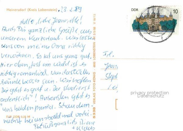 Heinersdorf  Lobenstein Ortsansicht mit Kirche – Bild 2