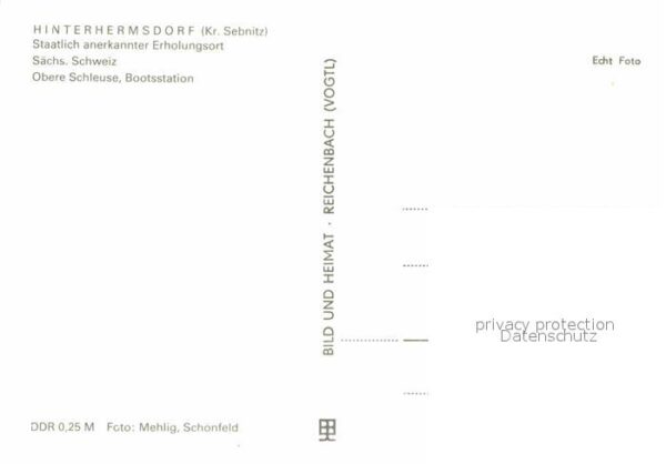 Hinterhermsdorf Obere Schleuse Bootsstation Felsen – Bild 2