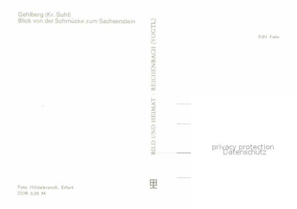 Gehlberg Panorama Blick von der Schmücke zum Sac – Bild 2