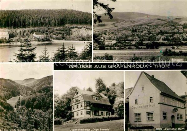 Graefenroda Lütschetalsperre Geratal Jugendherberge