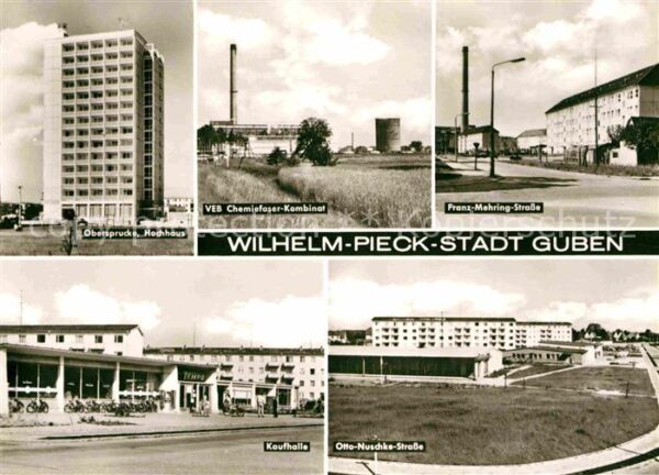 Guben Hochhaus VEB Chemiefaser Kombinat Franz