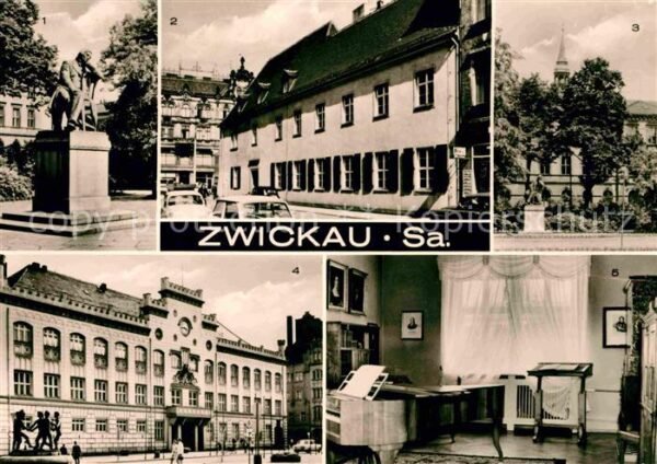 Zwickau Sachsen Robert Schumann Haus Gedenkzimmer Denkm