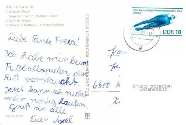 Greifswald OT Wieck Segelschulschiff Wilhelm Pieck – Bild 2