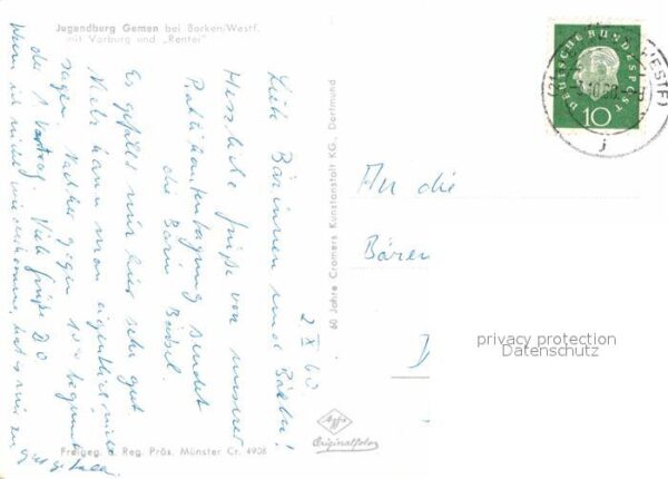 Gemen Jugendburg mit Vorburg und Rentei Flieg – Bild 2
