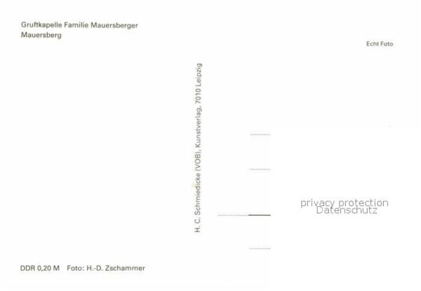 Mauersberg Gruftkapelle Familie Mauersberger – Bild 2