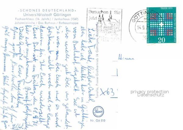 Goettingen Niedersachsen Fachwerkhaus Jungerhaus Johanniskirche – Bild 2