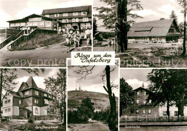 Grosser Inselsberg Rund um den Inselsberg Berggasthaus Heu