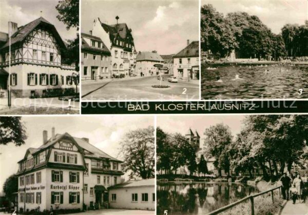 Bad Klosterlausnitz Eigenheim des Moorbades Markt Freibad K