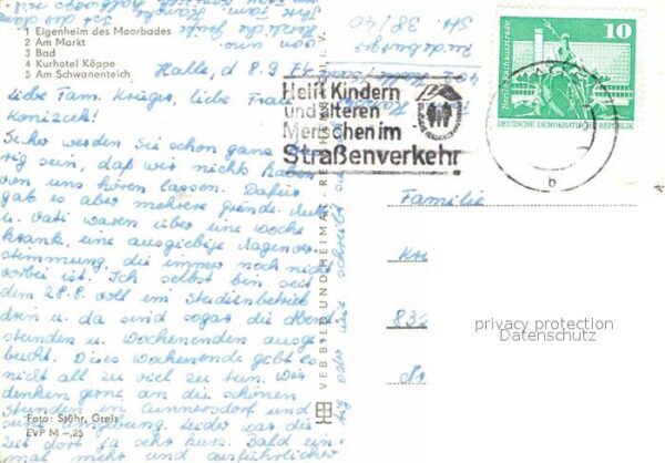 Bad Klosterlausnitz Eigenheim des Moorbades Markt Freibad K – Bild 2
